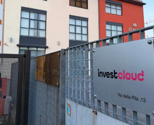 Ingresso dello staboilimento di InvestCloud a Marghera