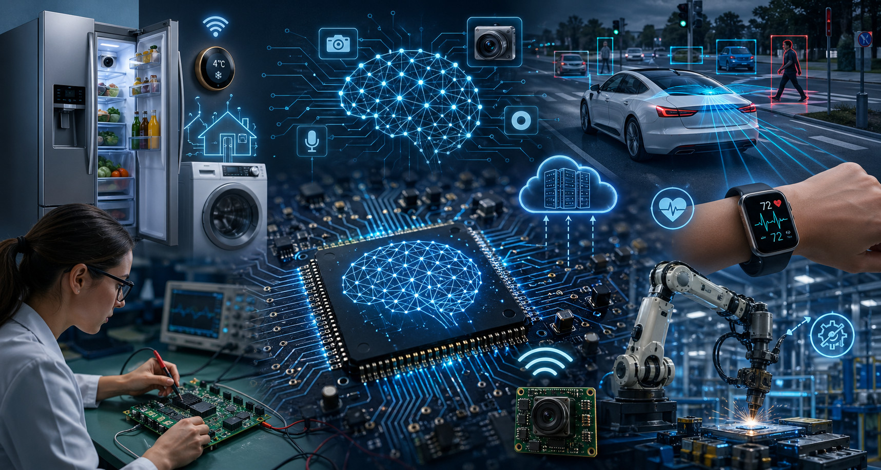 Rappresentazioni di sistemi elettronici embedded con intelligenza artificiale
