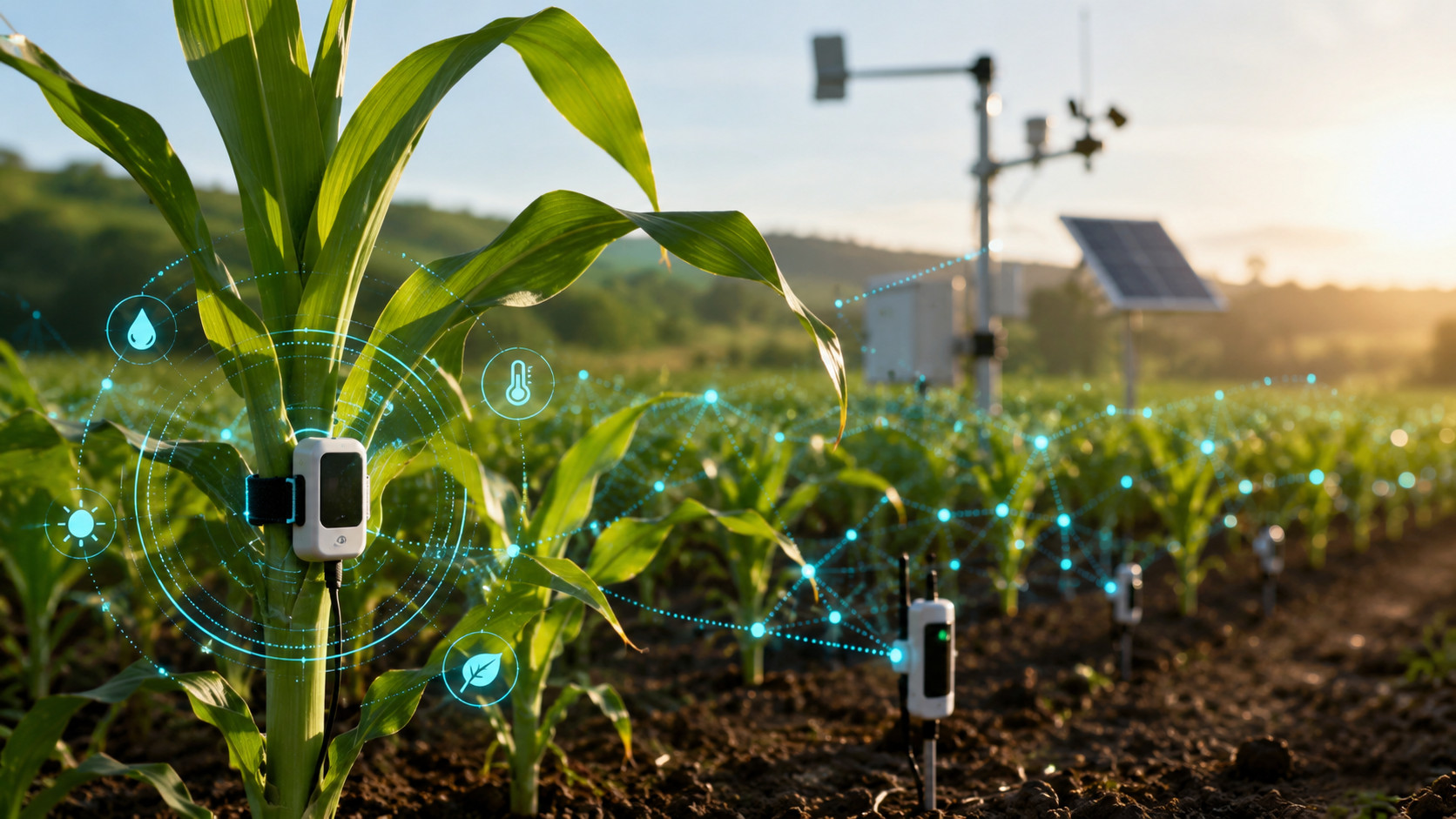 dispositivi elettronici smart per il monitoraggio dell'agricoltura