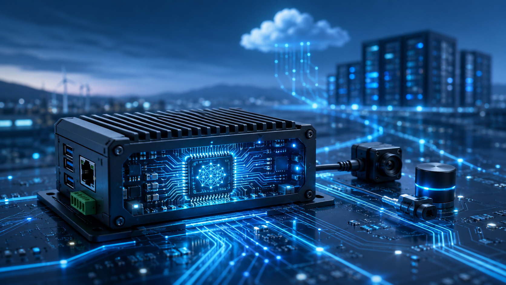 Rappresentazione dell'hardware per l'intelligenza artificiale generativa all'edge